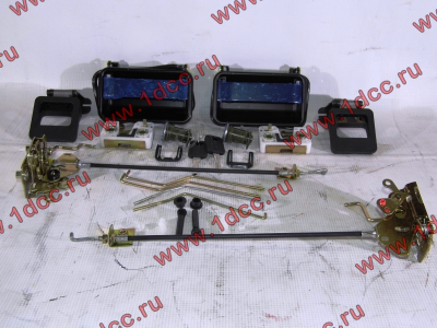 Ремкомплект замков на две двери (ручки внут. и нар., тросик, тяги, ключи) H HOWO (ХОВО) WG1642341001 фото 1 Тамбов